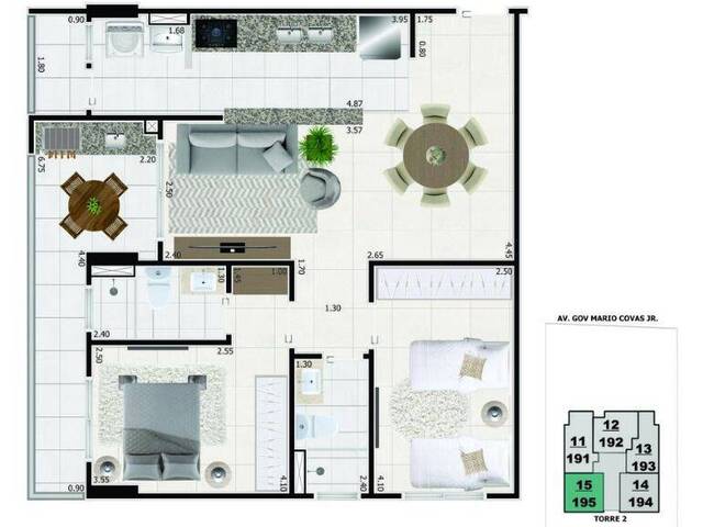 Apartamento para Venda em Mongaguá - 3