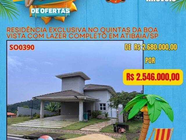 Venda em Condominio Quintas da Boa Vista - Atibaia