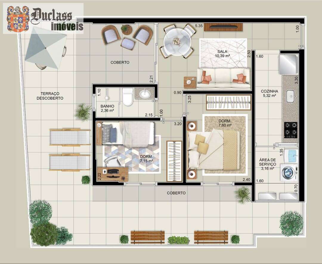 Apartamento, 2 quartos, 54 m² - Foto 20