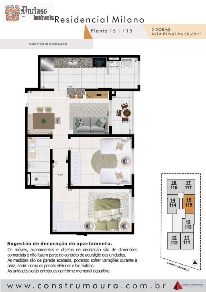 Apartamento, 2 quartos, 60 m² - Foto 5