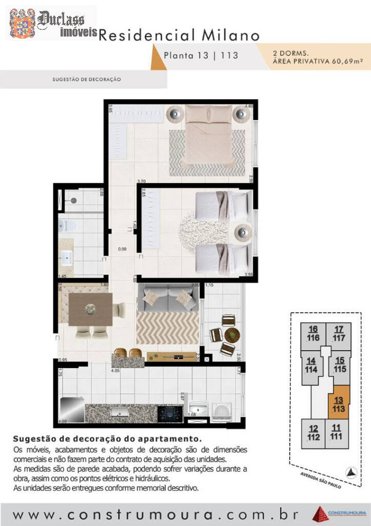 Apartamento, 2 quartos, 60 m² - Foto 5