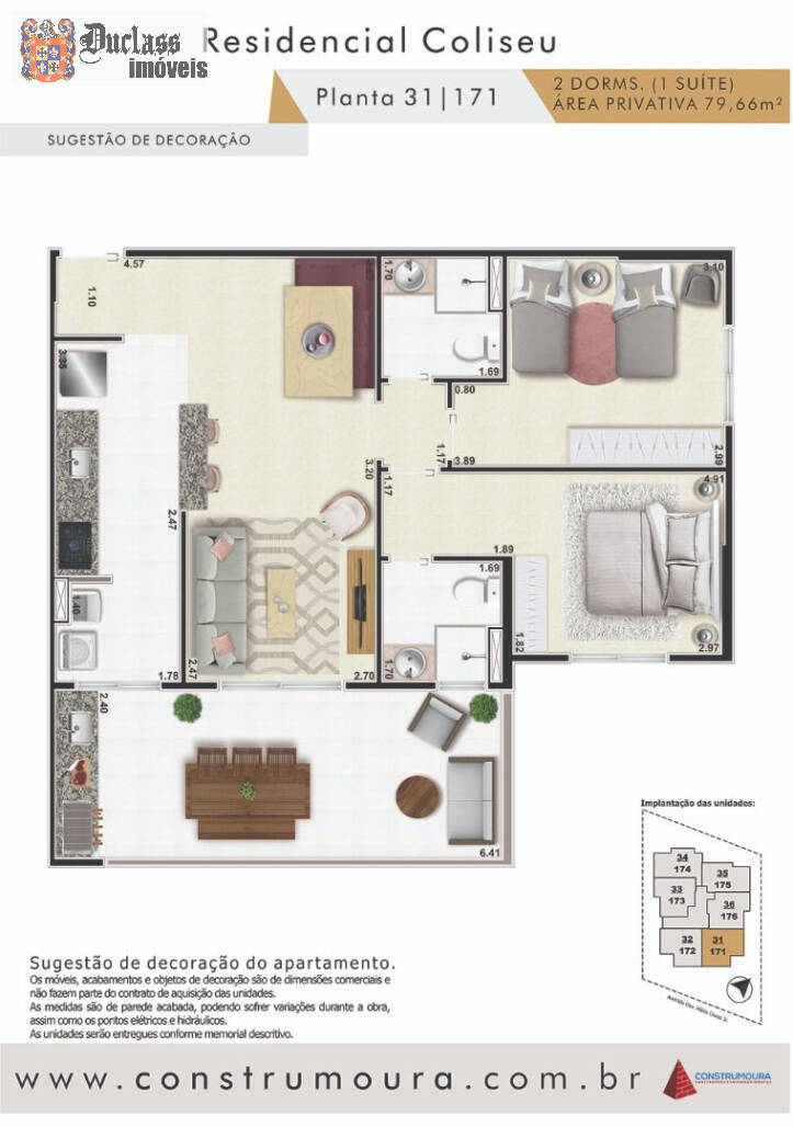 Apartamento, 2 quartos, 79 m² - Foto 11