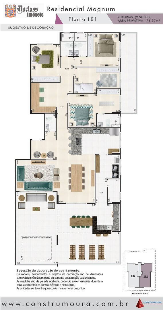 Cobertura, 4 quartos, 176 m² - Foto 16