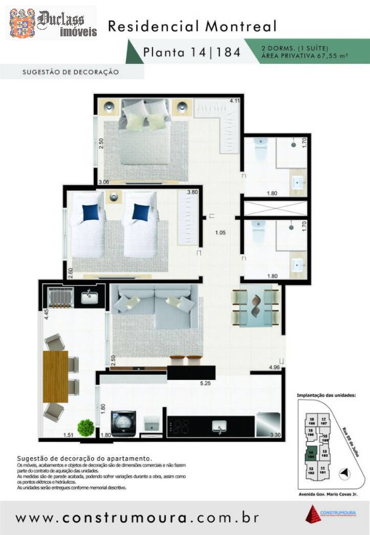 Apartamento, 2 quartos, 67 m² - Foto 10