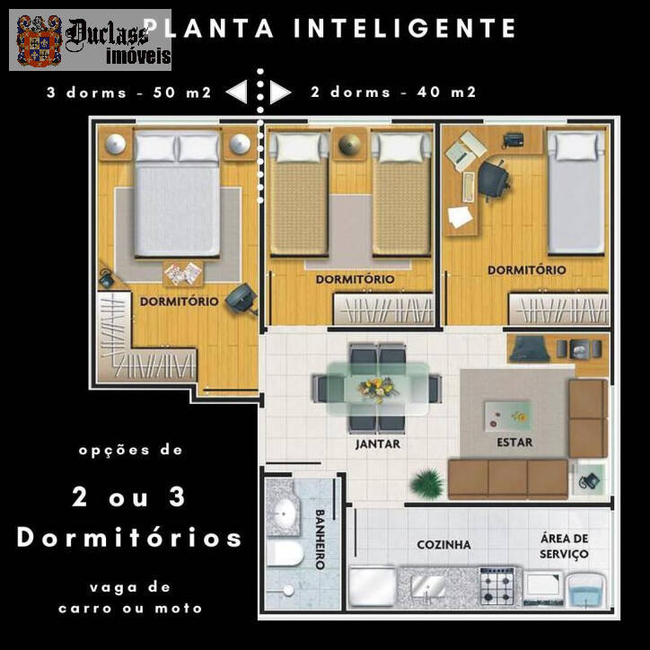 Apartamento à venda com 2 quartos, 40m² - Foto 15